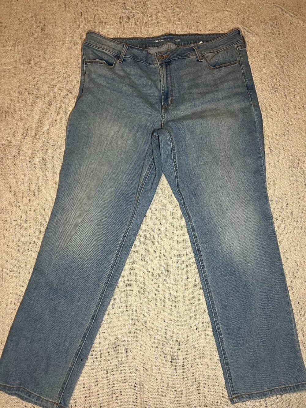 Old Navy High-Rise Straight Leg Jeans Women's Size 20 – Blue